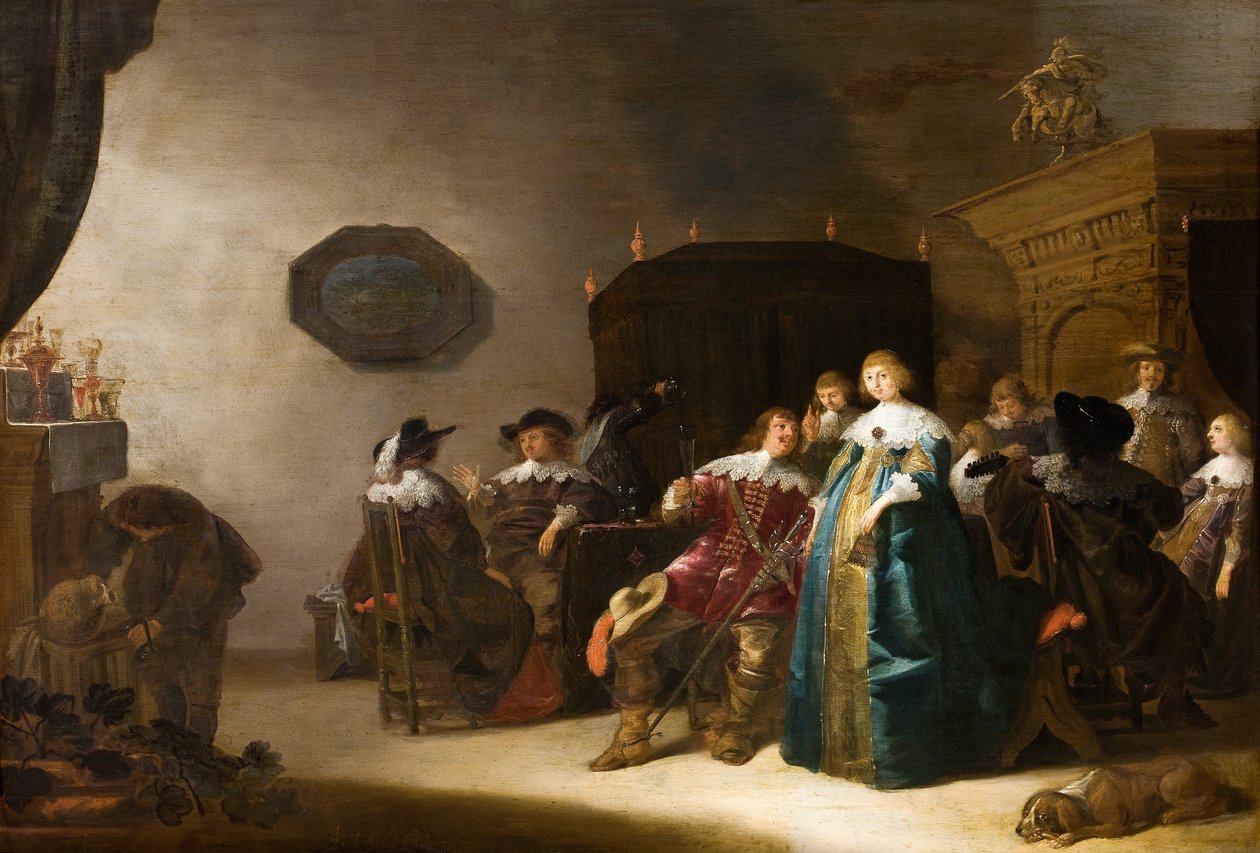 Et lyst selskap av Anthonie Palamedes