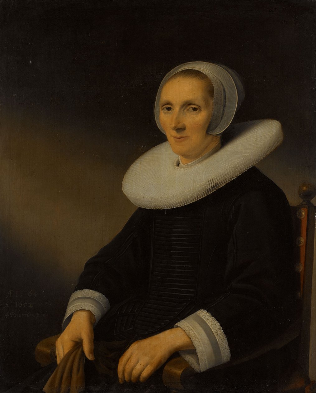 Portrett av en kvinne av Anthonie (1601-73) Palamedesz