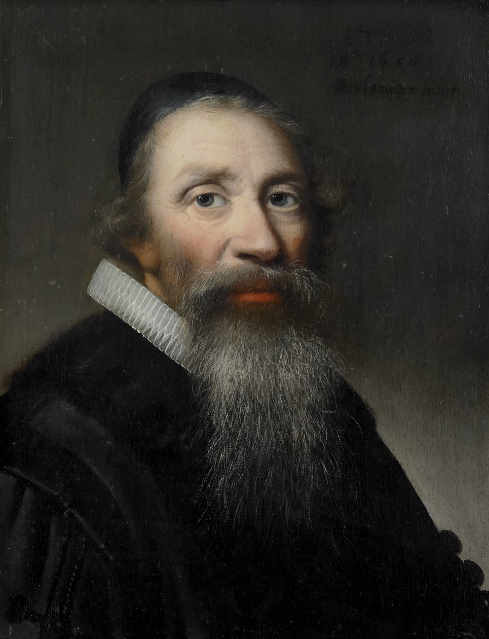 Portrett av en mann, sannsynligvis en prest av Anthonie Palamedesz (copy after)