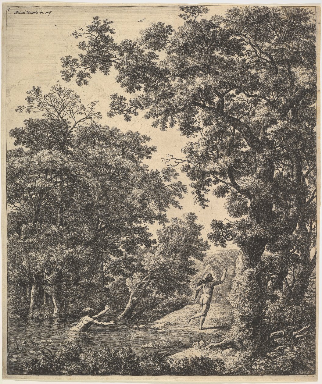 Alfeus og Arethusa. av Anthonie Waterloo