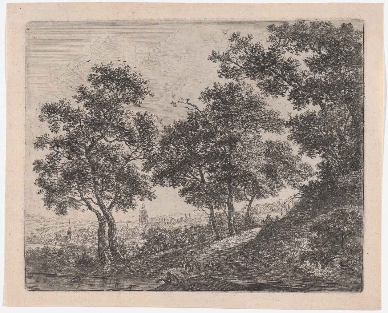 Badende, 1600-tallet. av Anthonie Waterloo