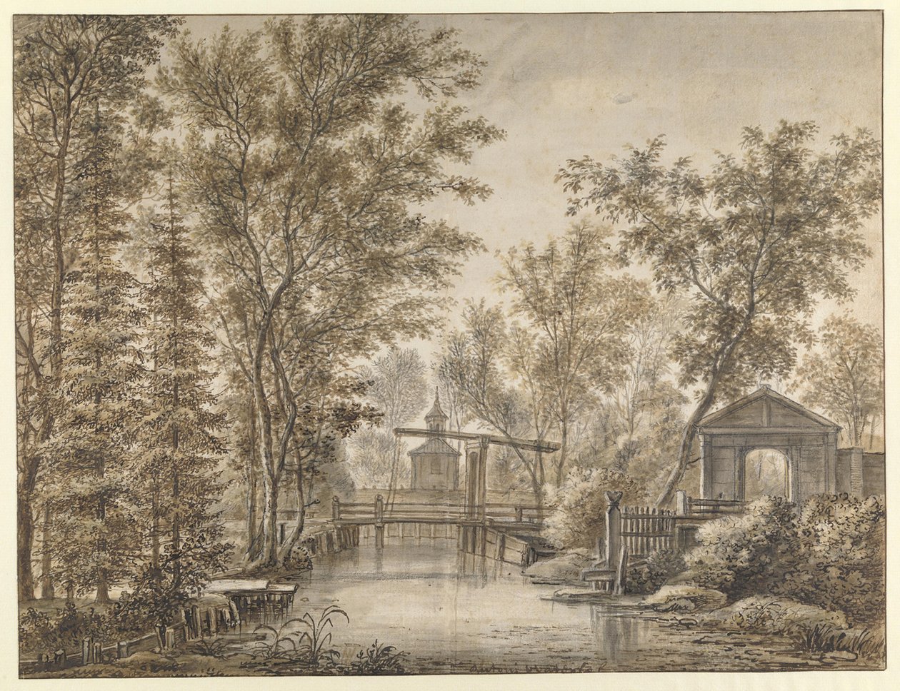 Vindebroen ved Spruytenburg av Anthonie Waterloo