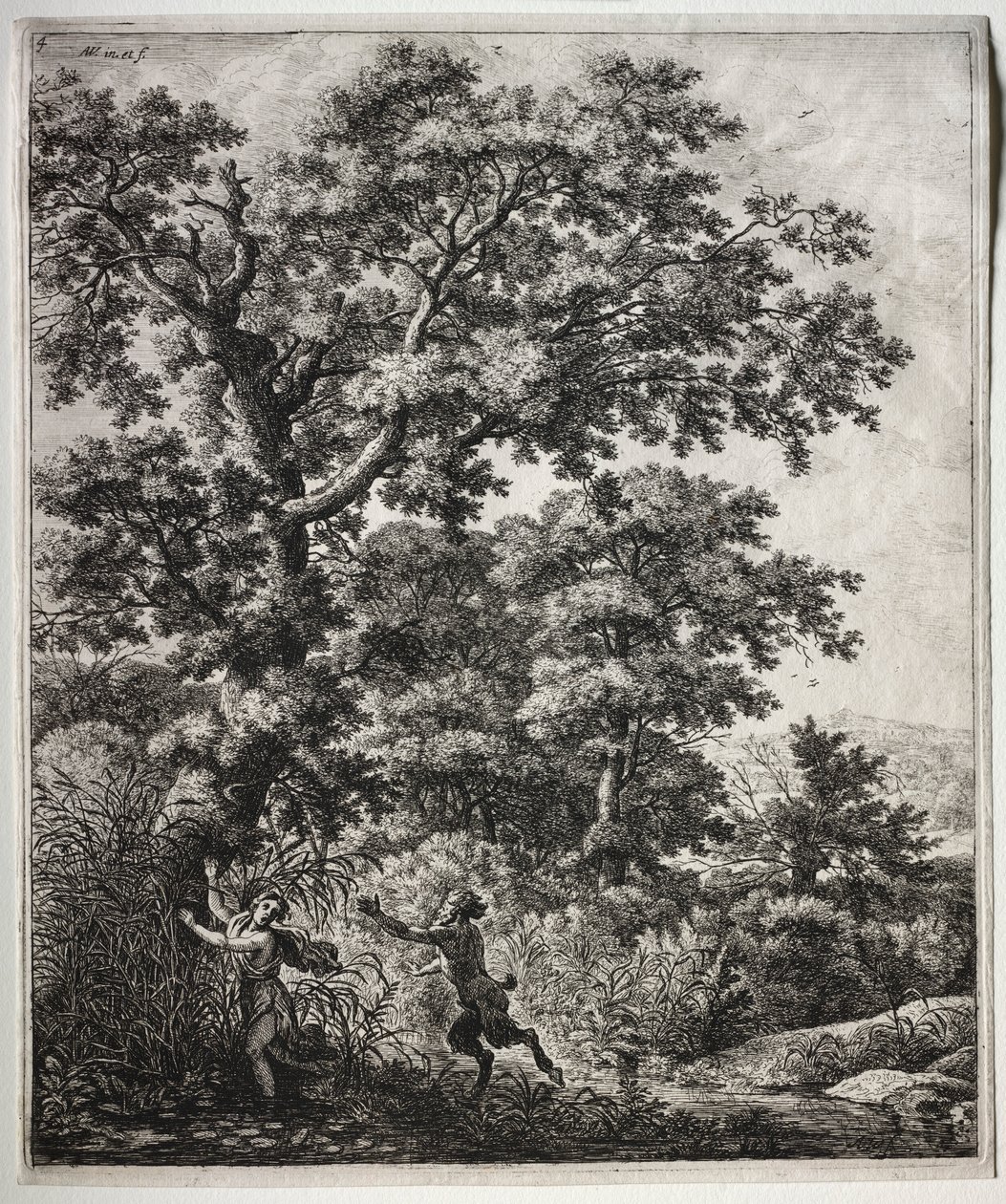 Pan og Syrinx. av Anthonie Waterloo