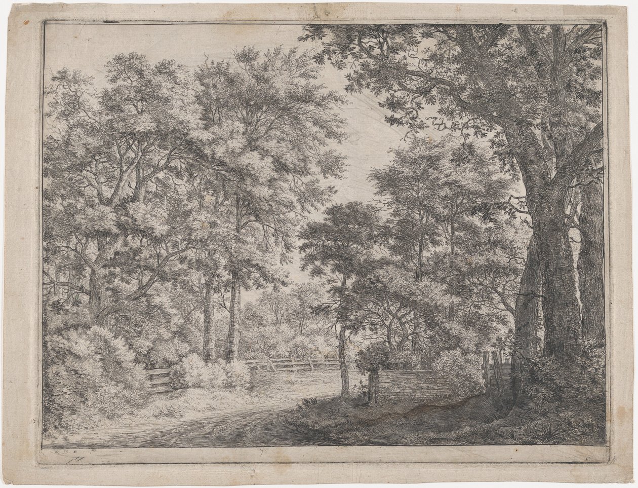 The Trimmed Groves, 1600-tallet. av Anthonie Waterloo