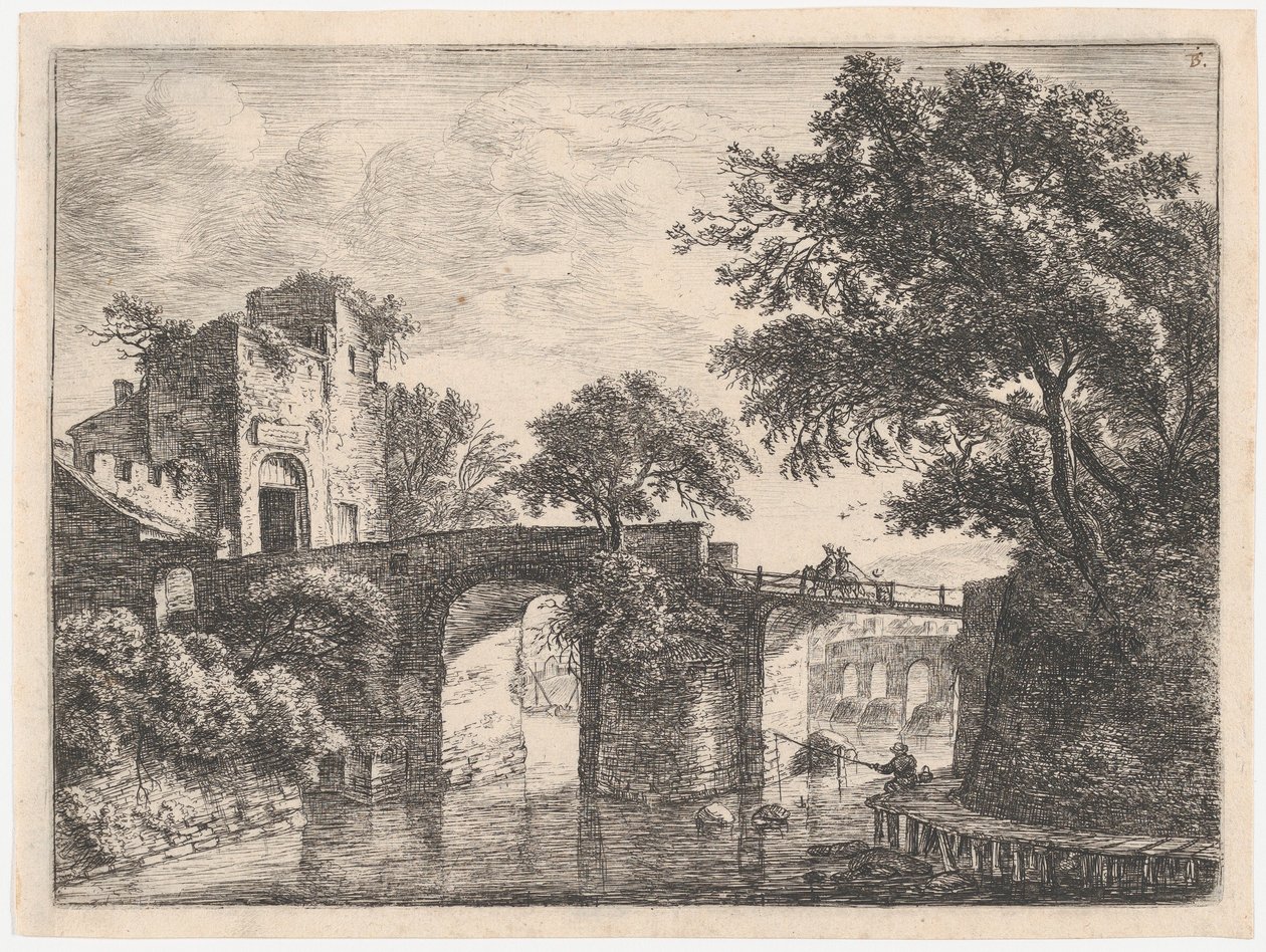 To steinbroer, 1600-tallet. av Anthonie Waterloo