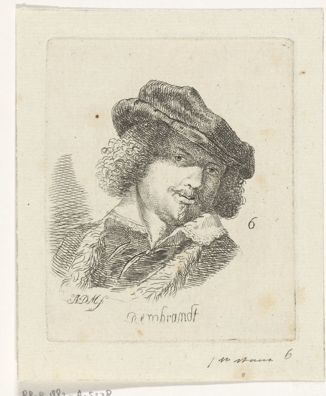 Portrett av Rembrandt av Anthonie Willem Hendrik Nolthenius de Man