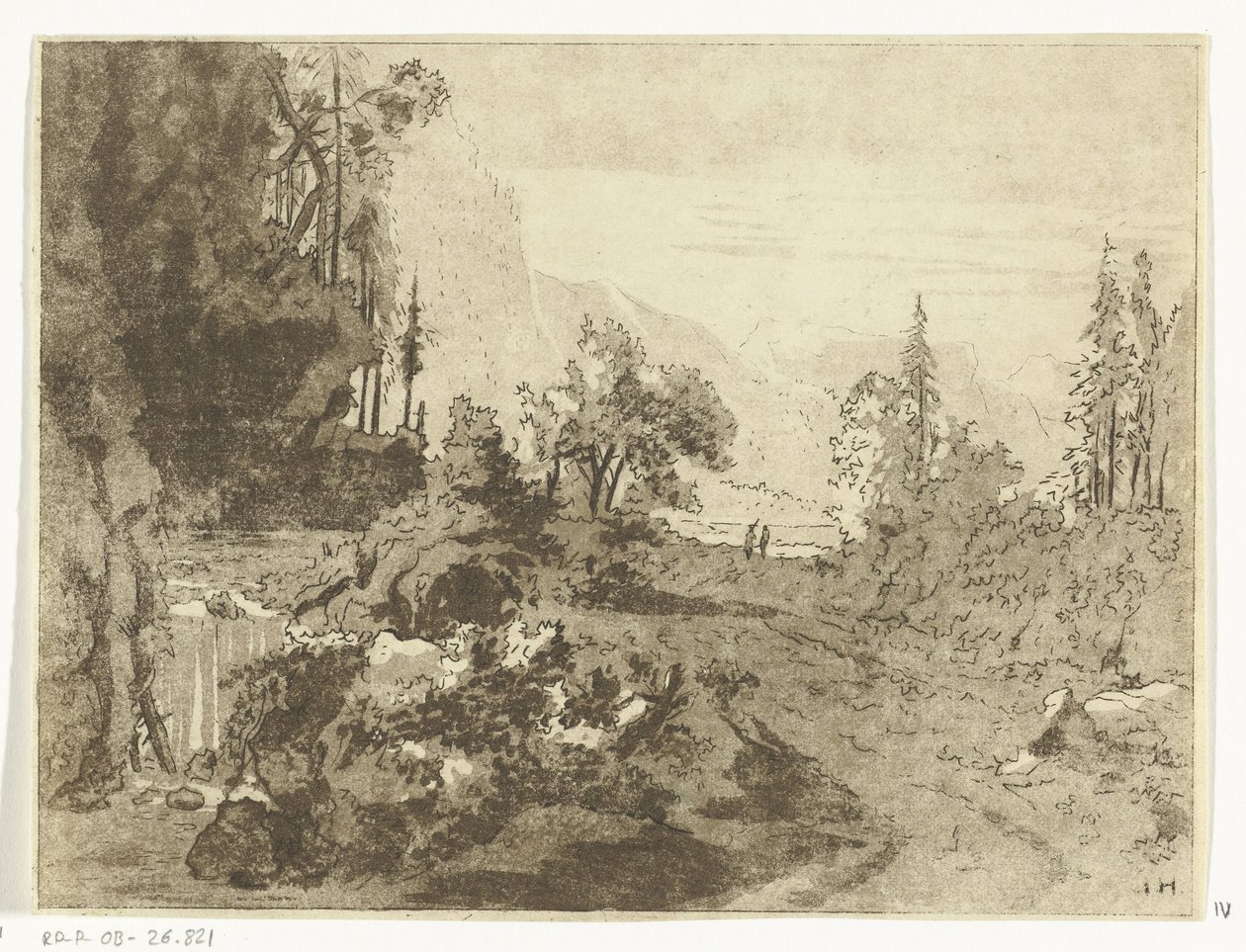Fjelllandskap av Anthonie van den Bos