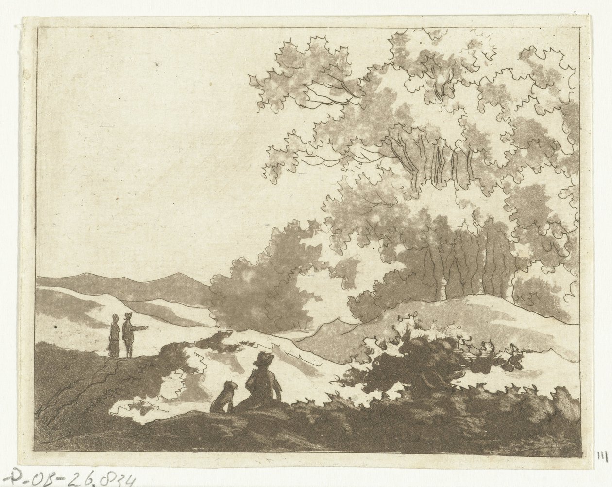 Sanddynelandskap av Anthonie van den Bos