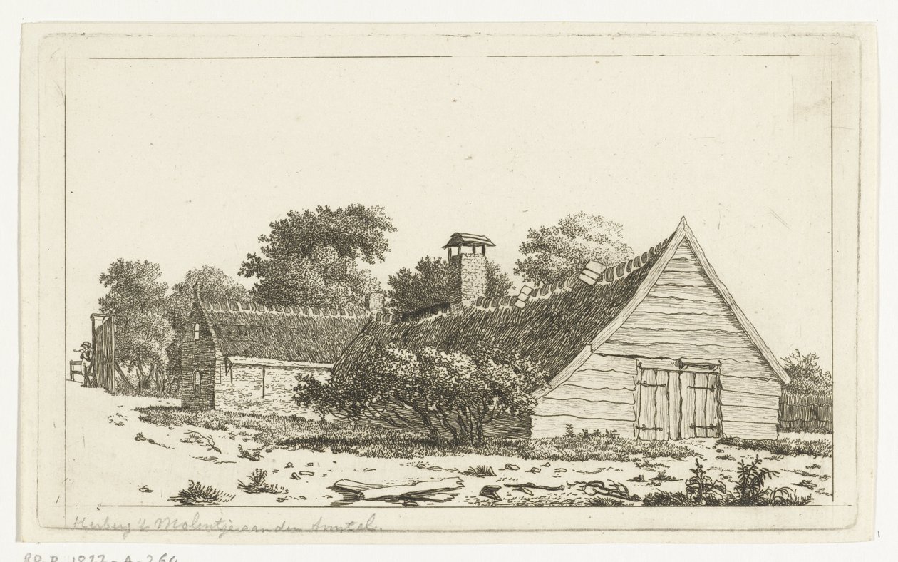 Herberg het Molentje aan de Amstel (tittel på objekt) av Anthonie van den Bos