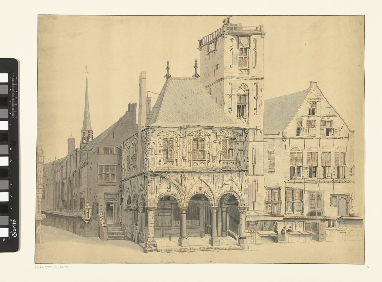 Det gamle rådhuset i Amsterdam, 1641 av Anthonie van den Bos