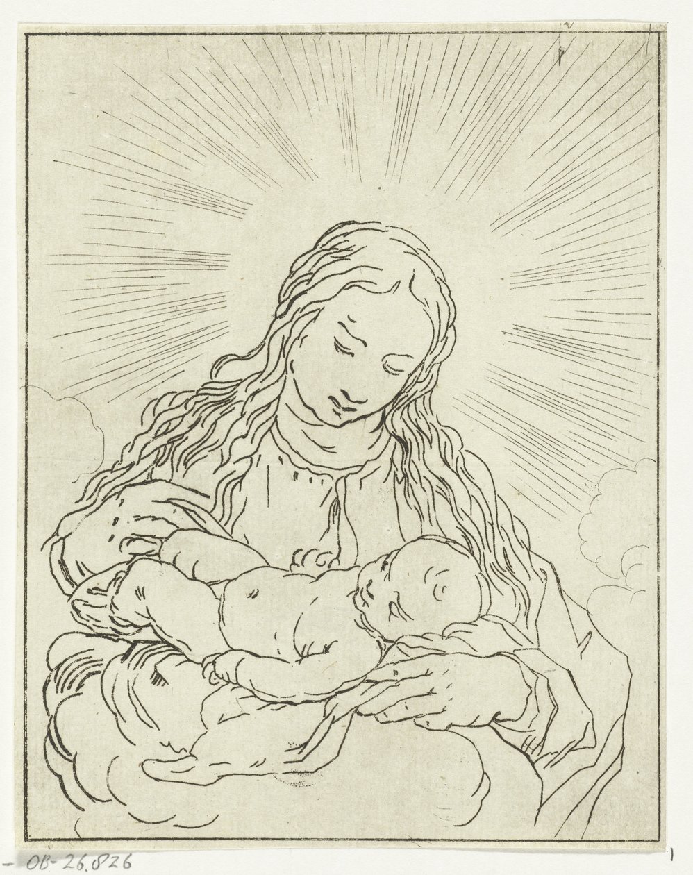 Mary med barn av Anthonie van den Bos