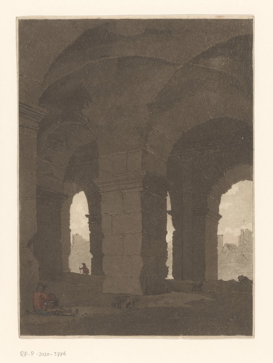 Under buene til Colosseum av Anthonie van den Bos