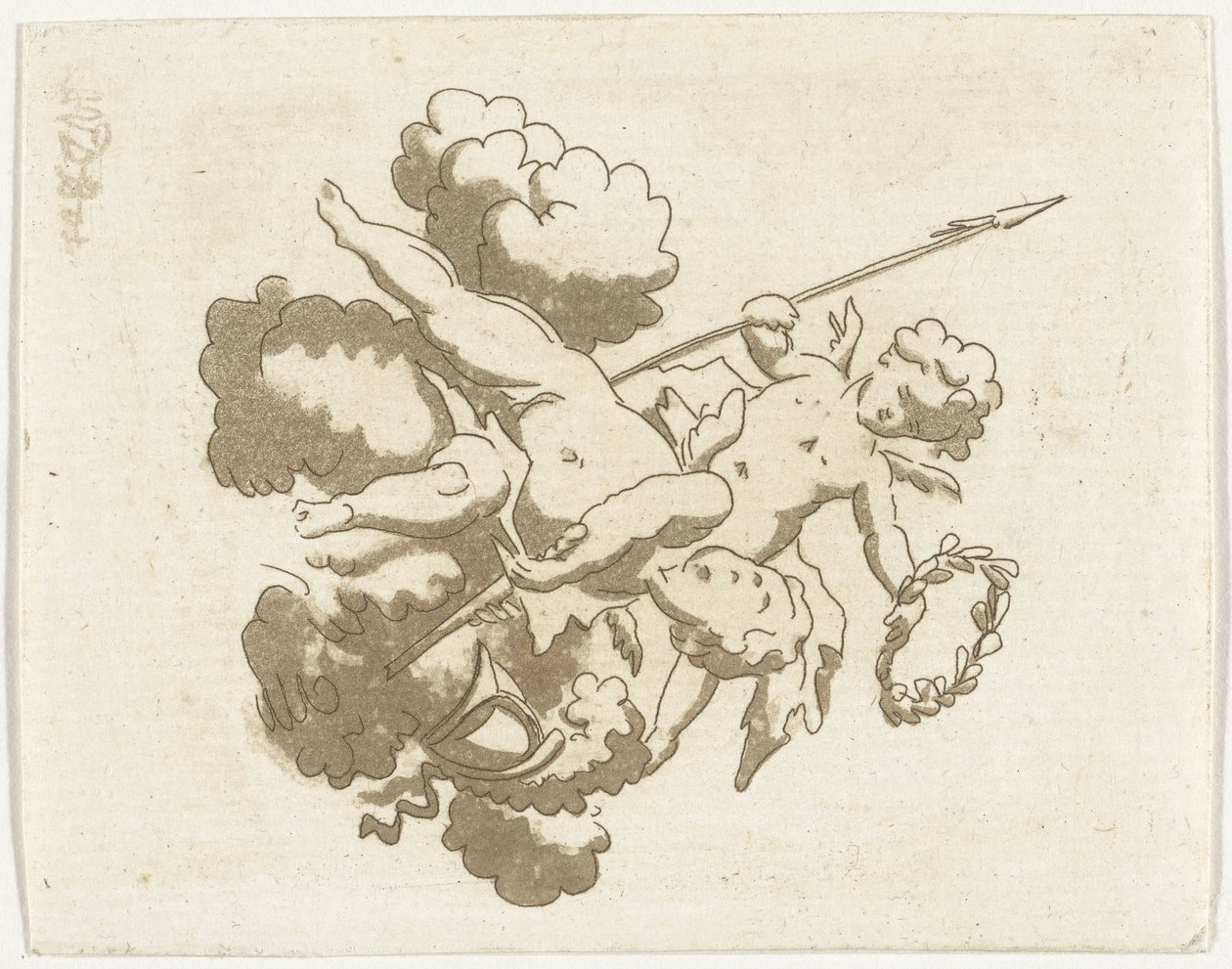 to putti av Anthonie van den Bos