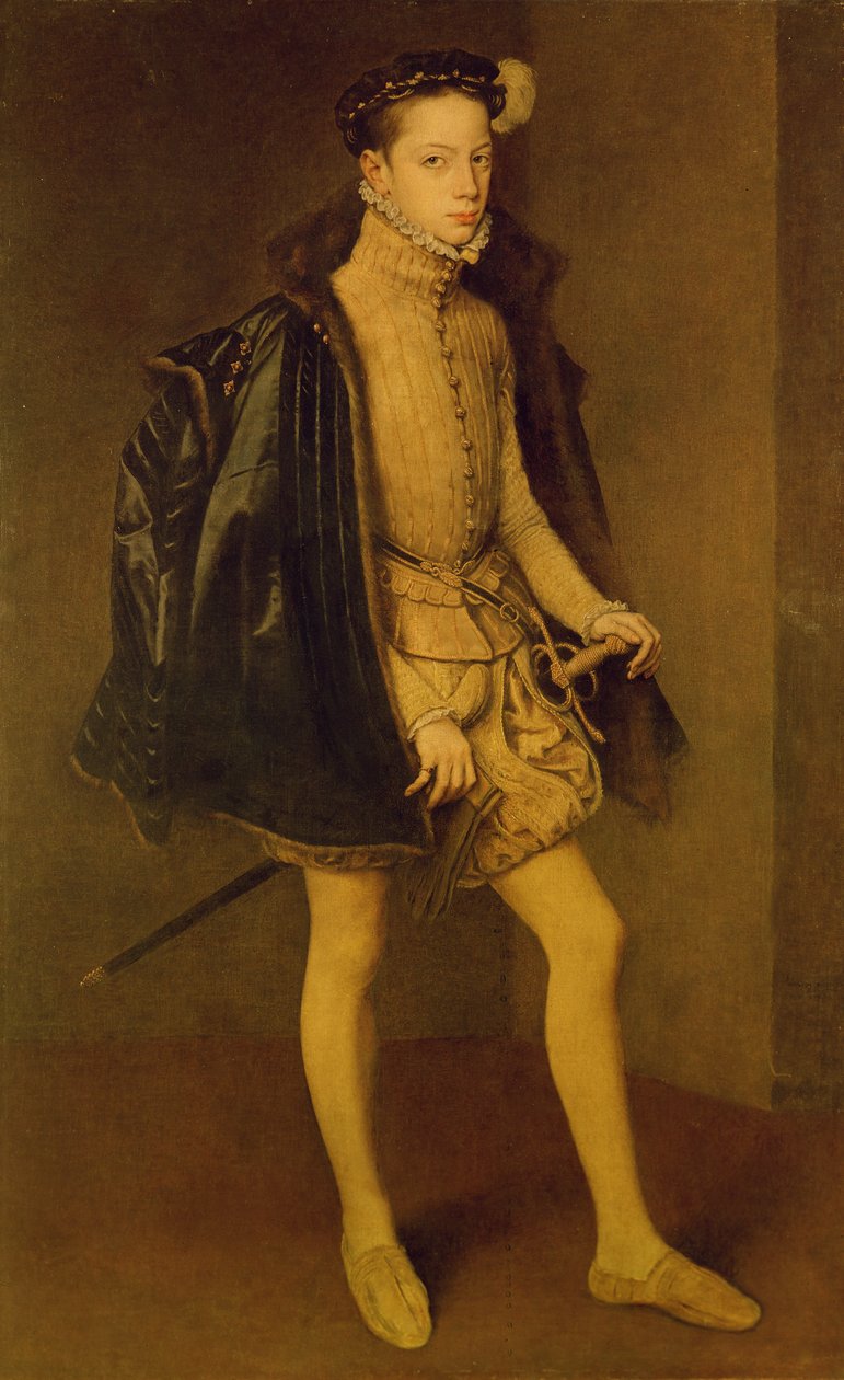 Portrett av Alexander Farnese (1545-1592), hertugen av Parma av Anthonis van Dashorst Mor