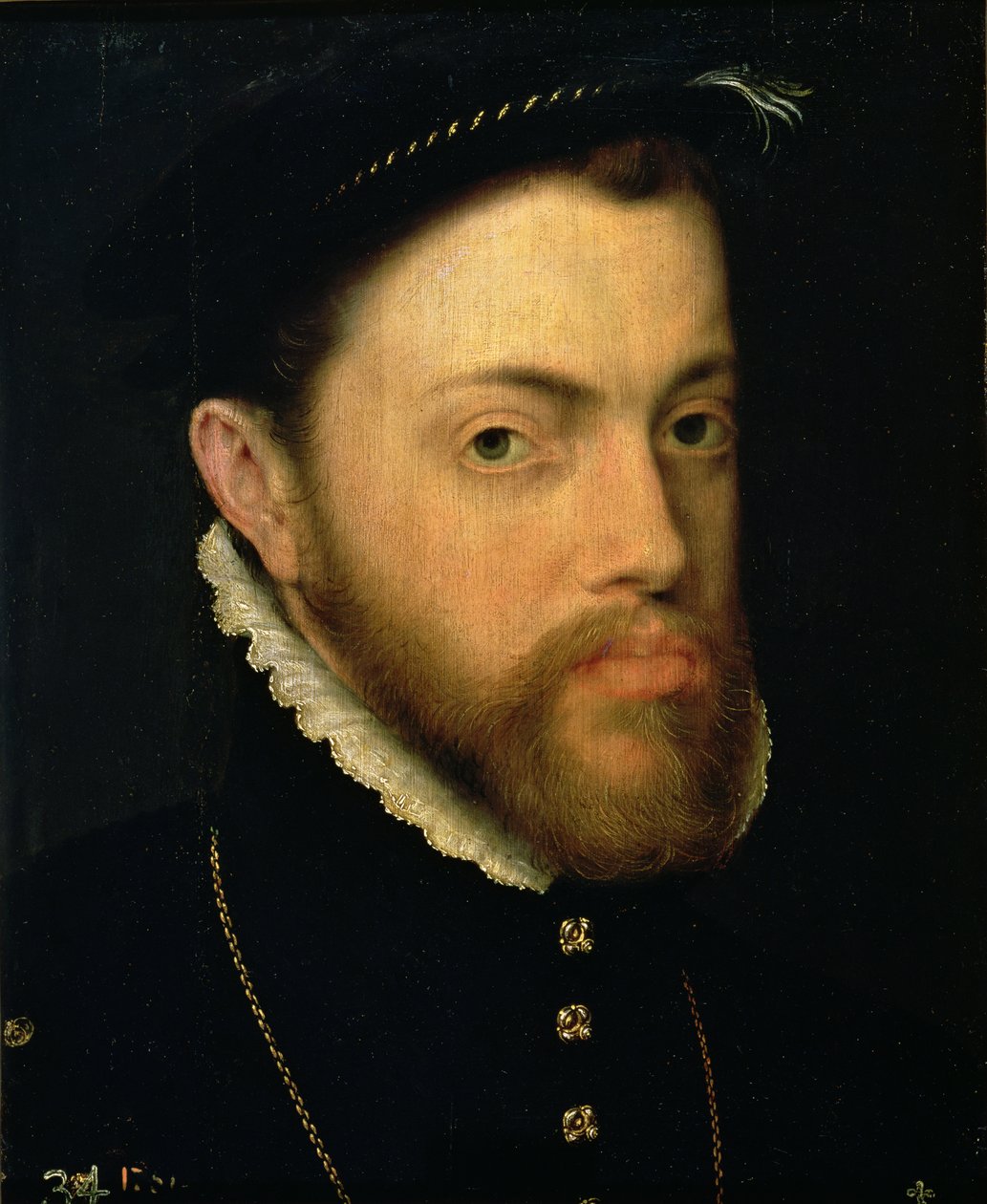 Portrett av Filip II av Spania (1527-98) av Anthonis van Dashorst Mor