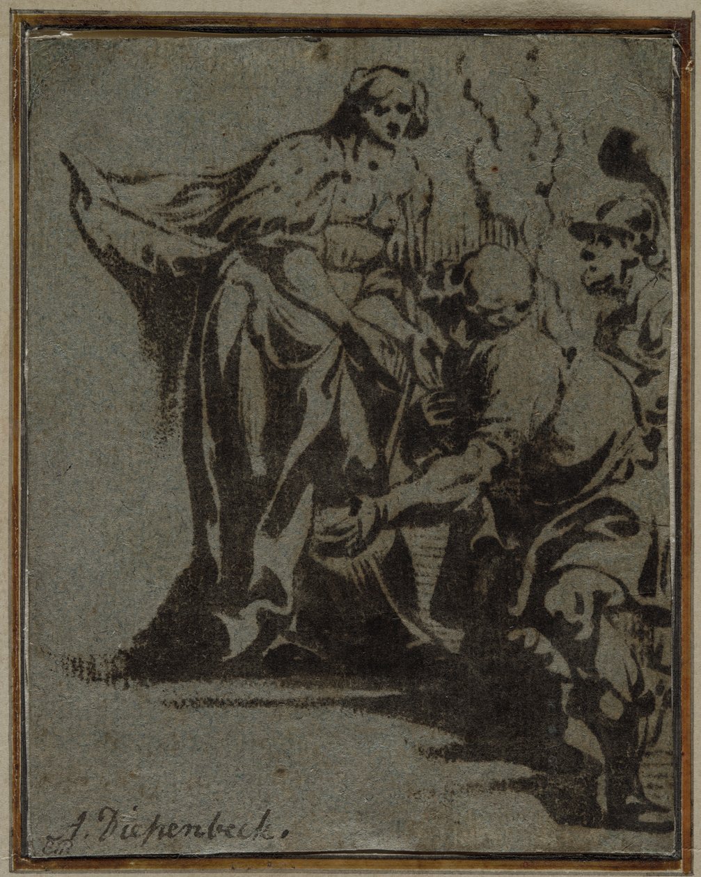 En scene fra klassisk mytologi, 1600-tallet. av Anthonis Sallaert
