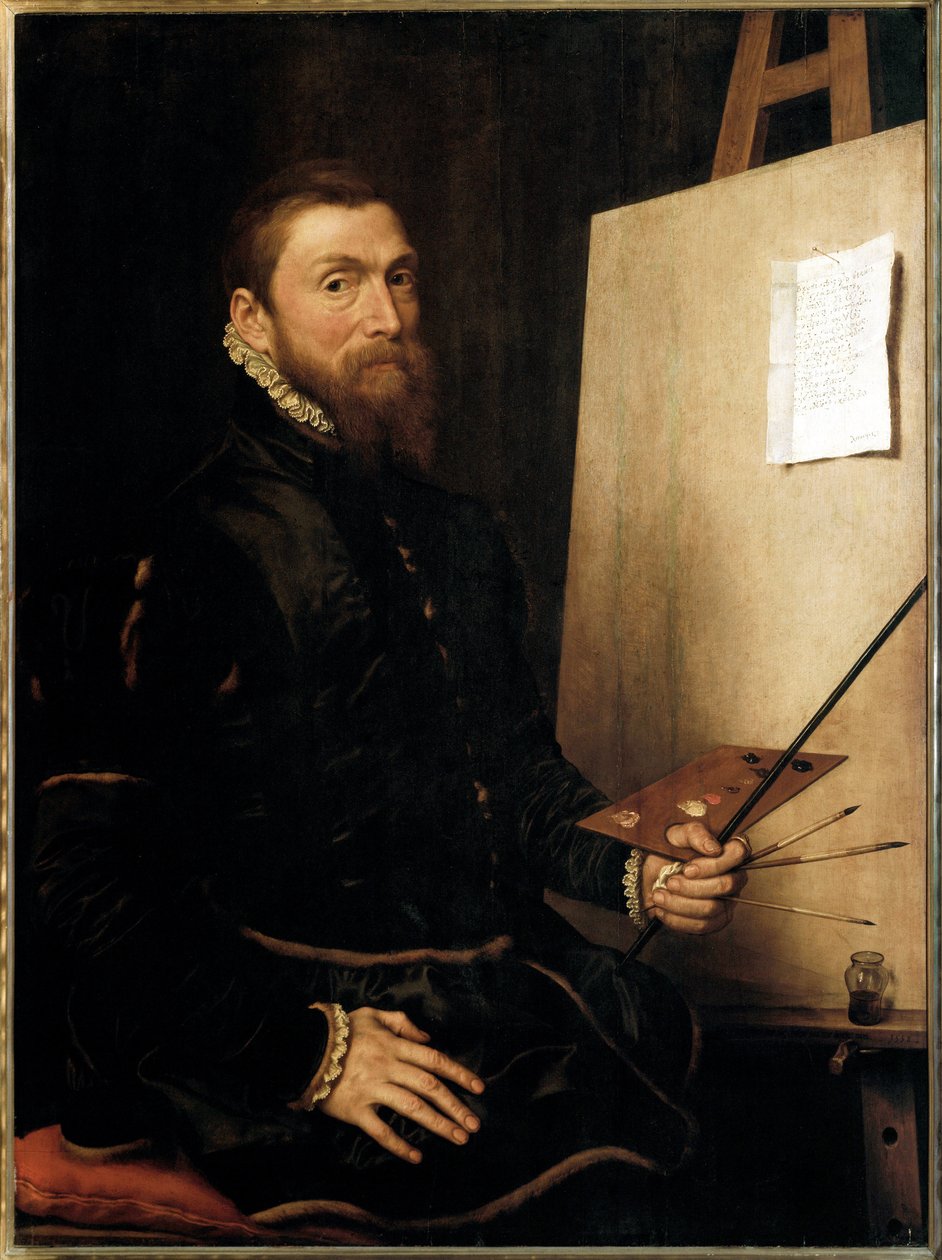 Selvportrett - Maleri av after Anthonis Mor van Dashorst