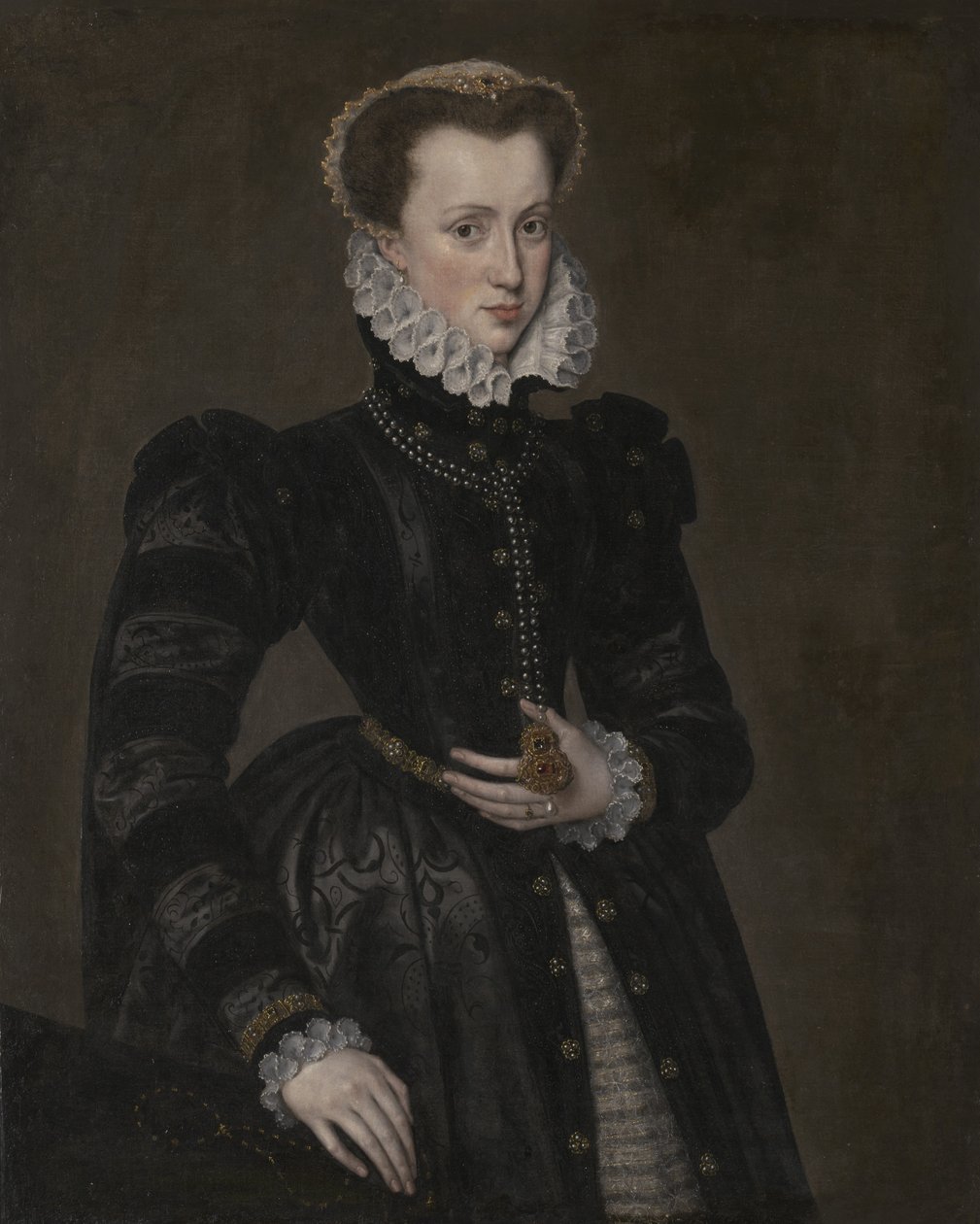 Portrett av en hoffdame, 1560-70 av Anthonis van Dashorst Mor