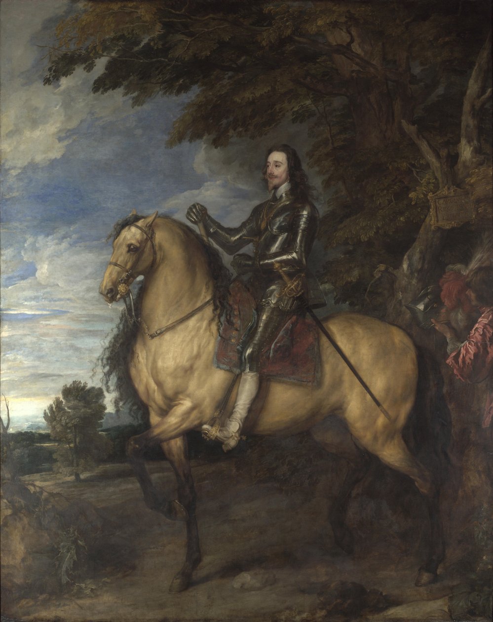 Rytterportrett av Charles I, ca 1638 av Anthony van Dyck