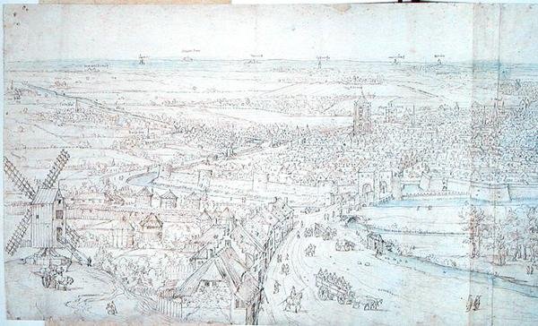 Utrecht av Anthonis van den Wyngaerde