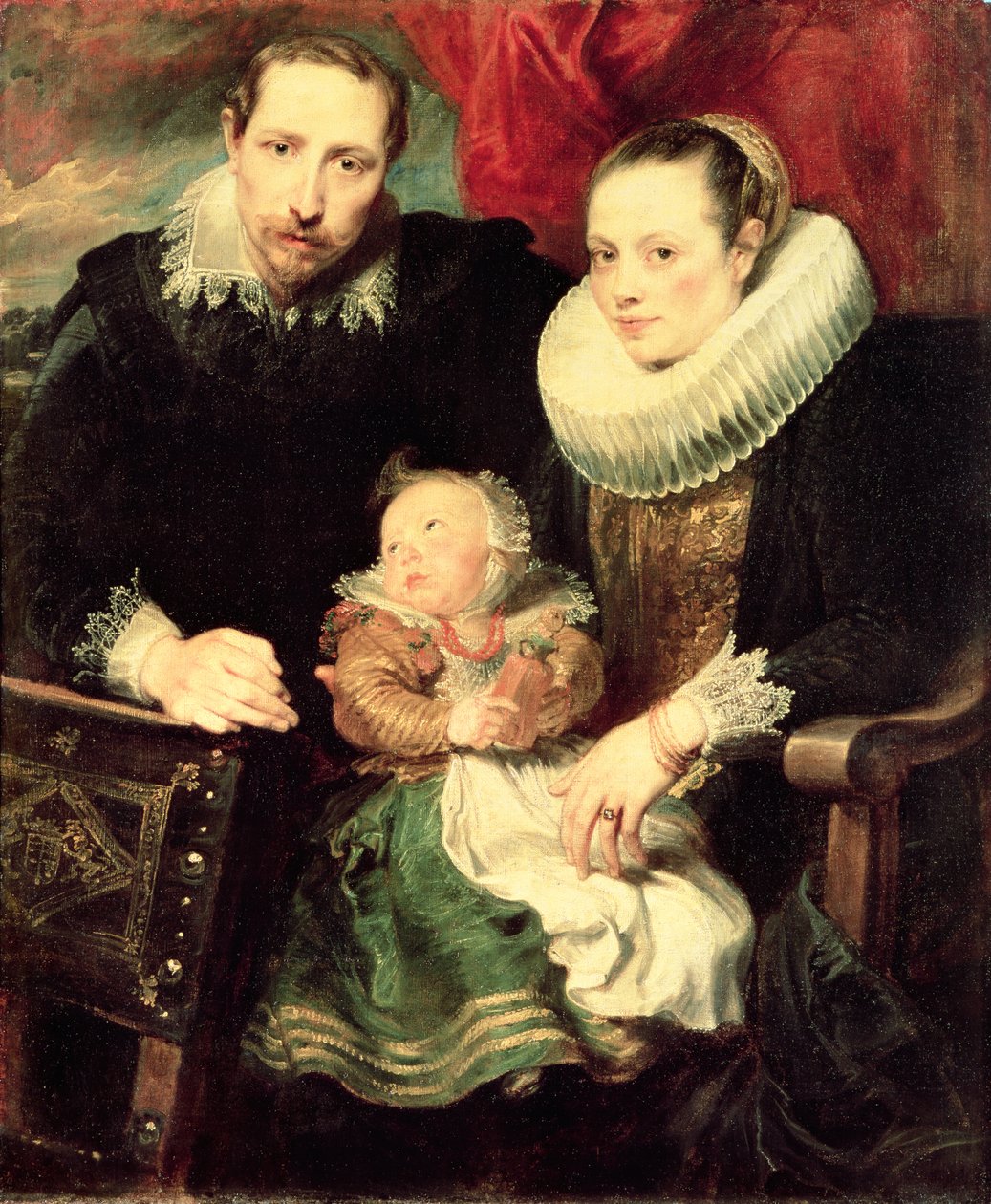 Et familieportrett, ca. 1618-21 av Anthony van Dyck