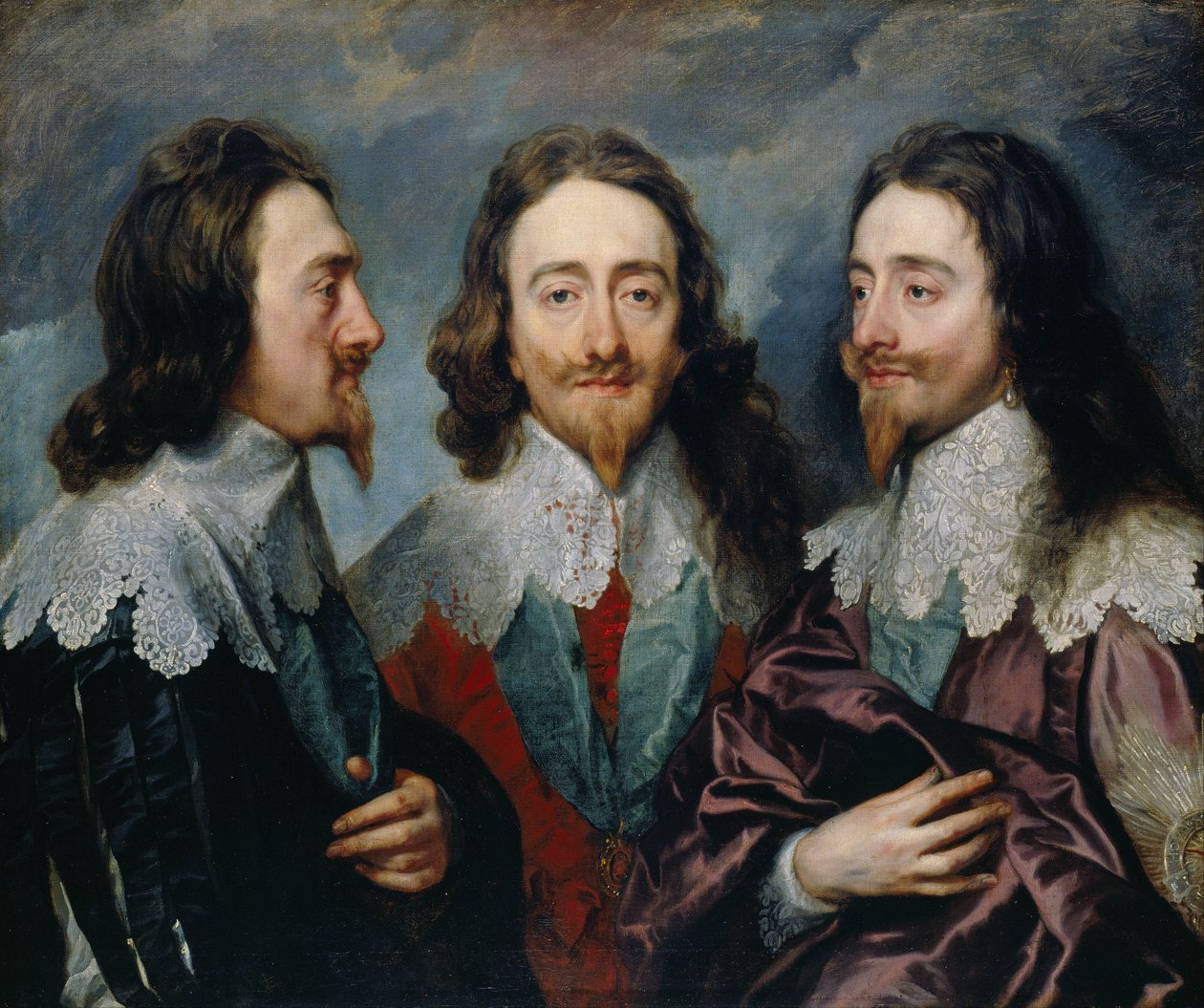 Charles I (1600-49) av Anthony van Dyck