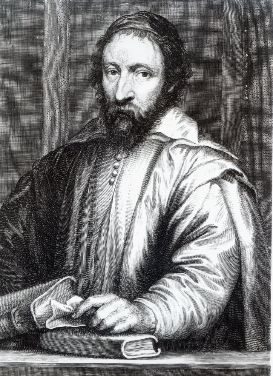 Nicolas Claude Fabri de Peiresc, gravert av Martin van den Enden av Anthony van Dyck