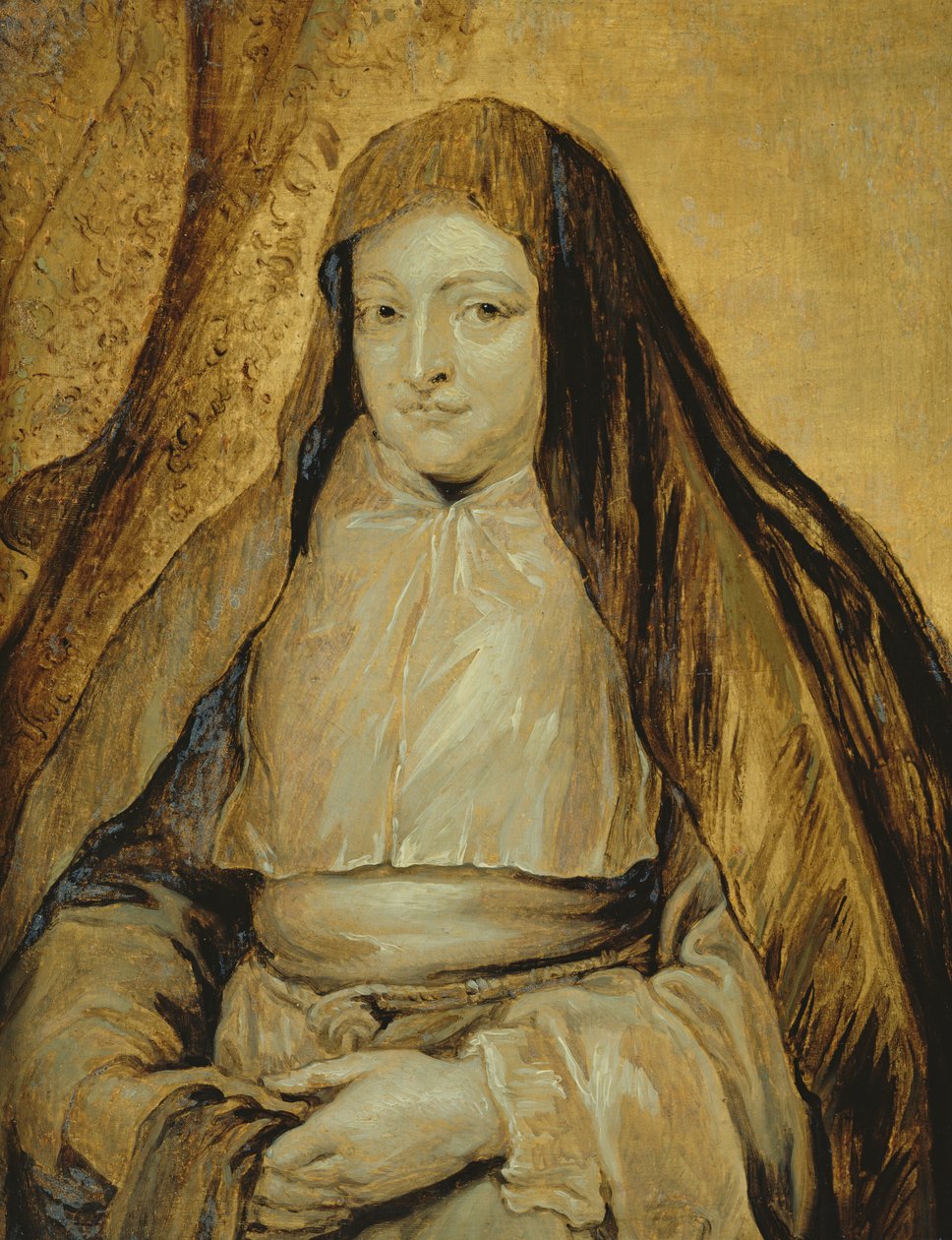 Portrett av Infanta Isabella Clara Eugenia av Spania, ca. 1627-32 av Anthony van Dyck