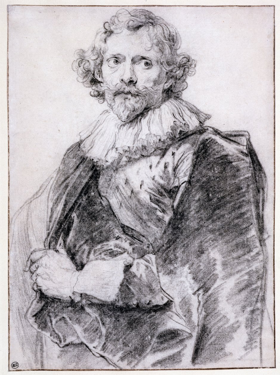 Portrett av Lucas Vorsterman (1595-1675), ca. 1631 av Anthony van Dyck