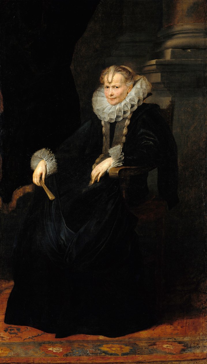 Portrett av en Genovese dame av Anthony van Dyck