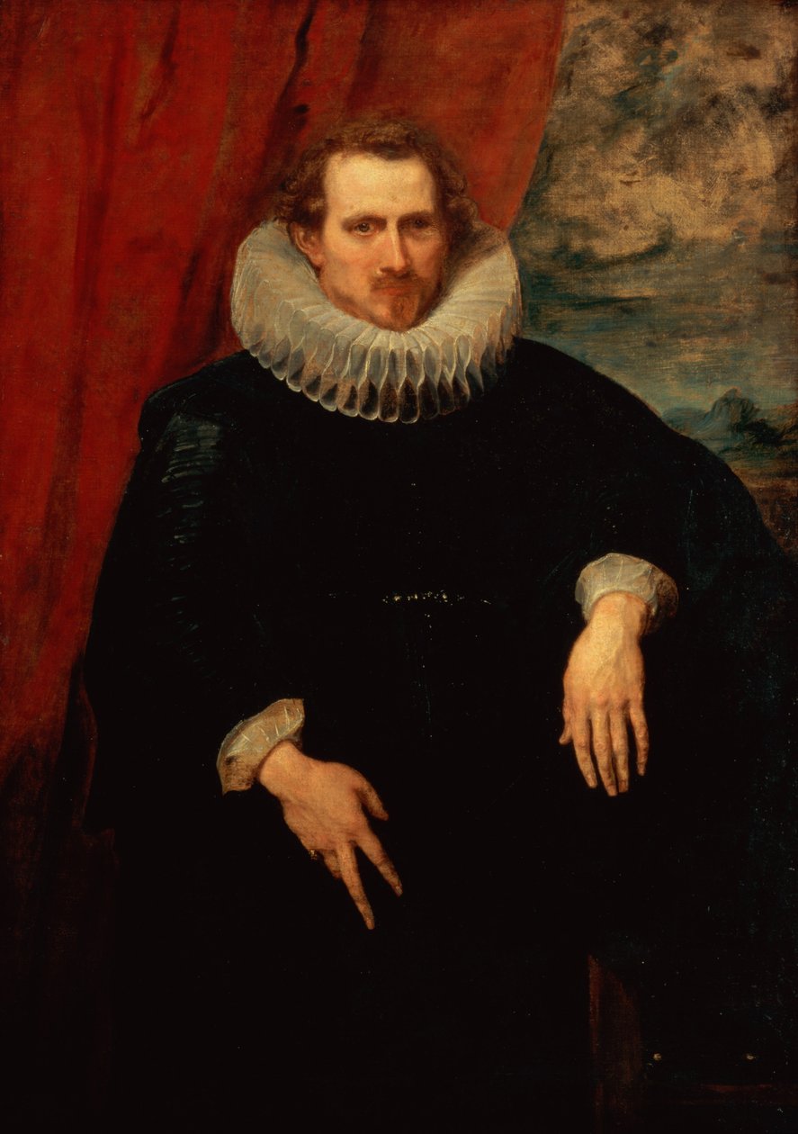 Portrett av en mann (se også 124366) av Anthony van Dyck
