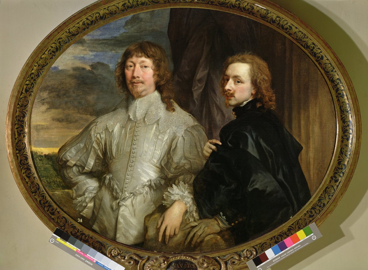 Sir Endymion Porter og kunstneren, ca. 1635 av Anthony van Dyck