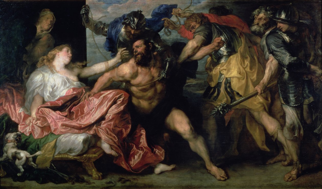 Arrestasjonen av Samson, ca. 162830 av Anthony van Dyck