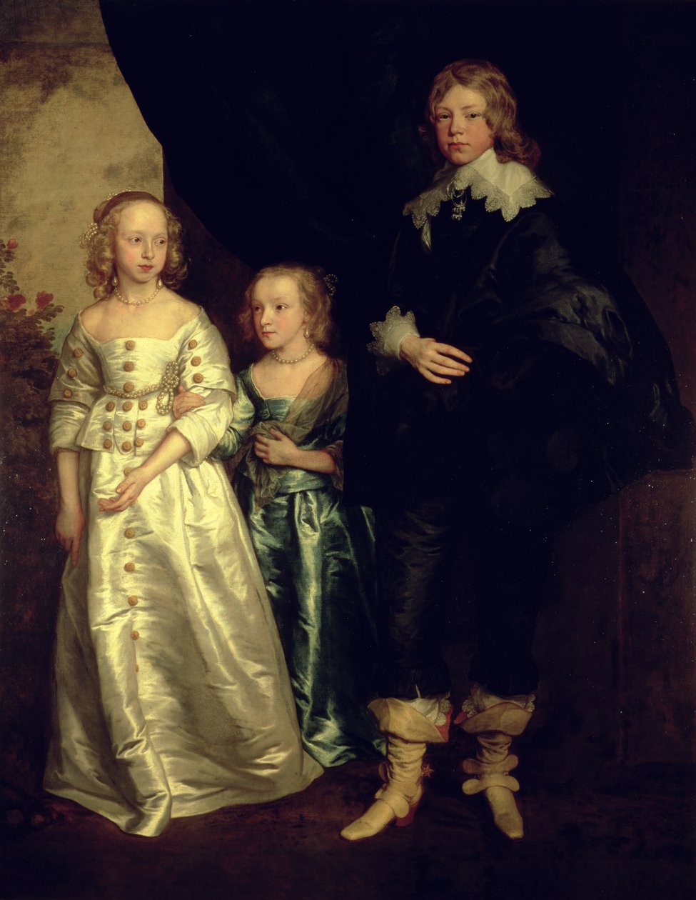 The Children of Thomas Wentworth, 1st Earl of Strafford, 1600-tallet av Anthony van Dyck