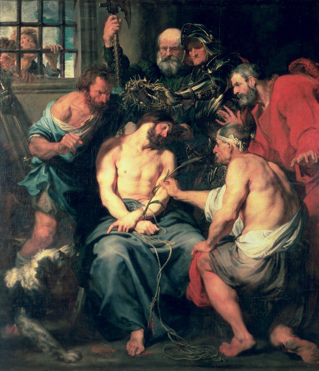 Kroningen med torner, 1618-20 av Anthony van Dyck