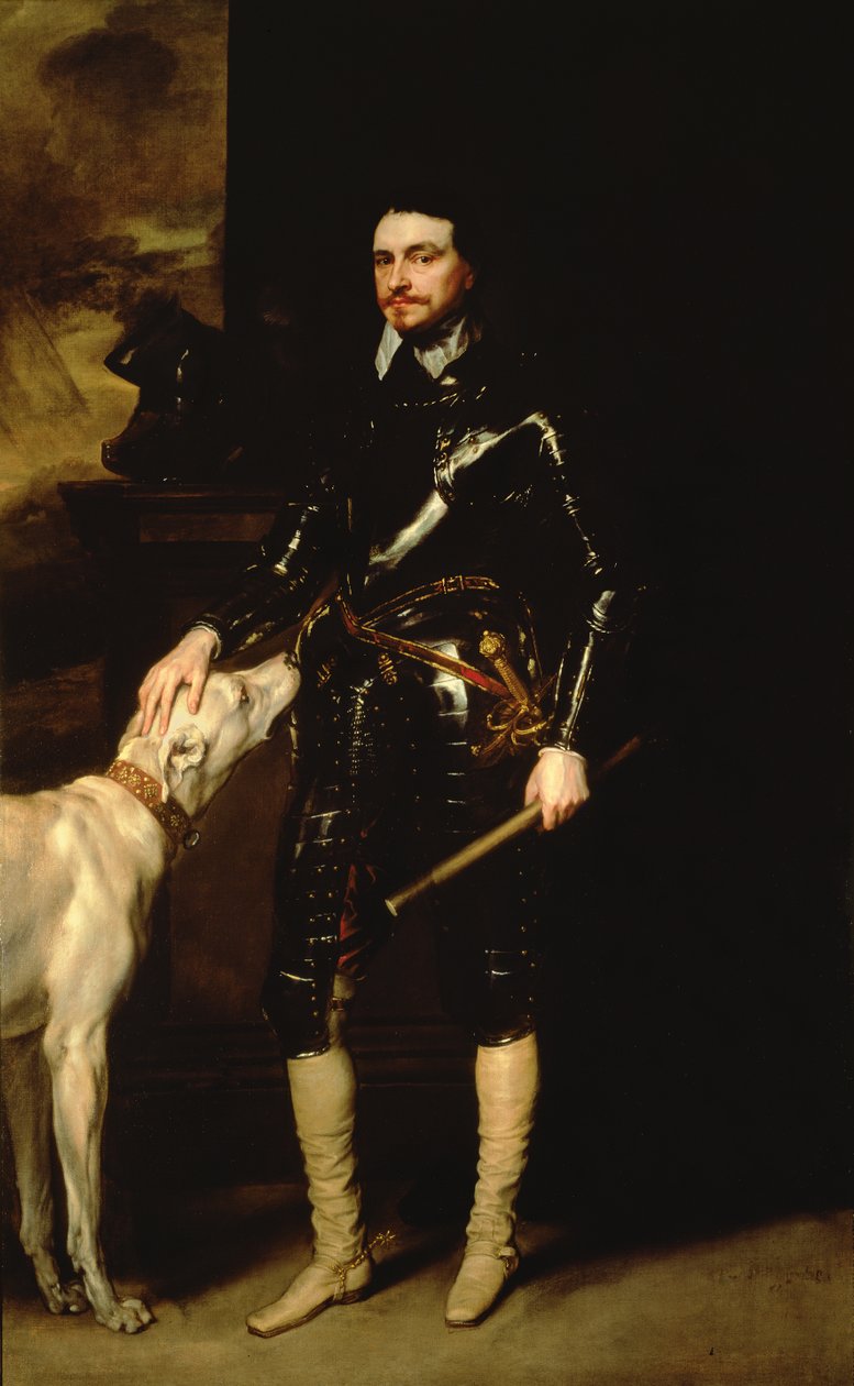 Thomas Wentworth, 1. jarl av Strafford (1593-1641) 1633-6 av Anthony van Dyck