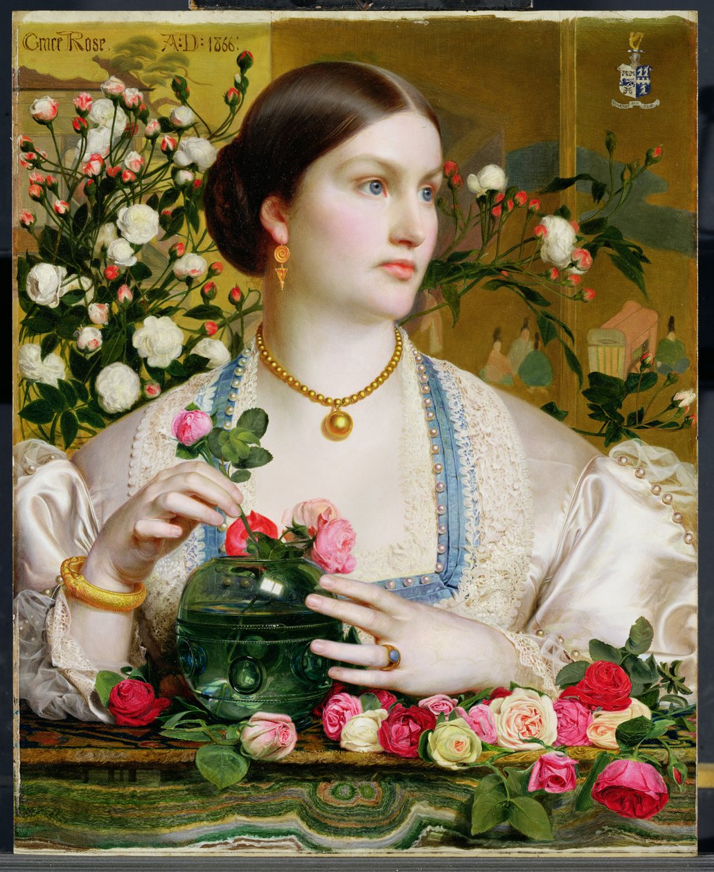 Grace Rose, 1866 av Anthony Frederick Augustus Sandys