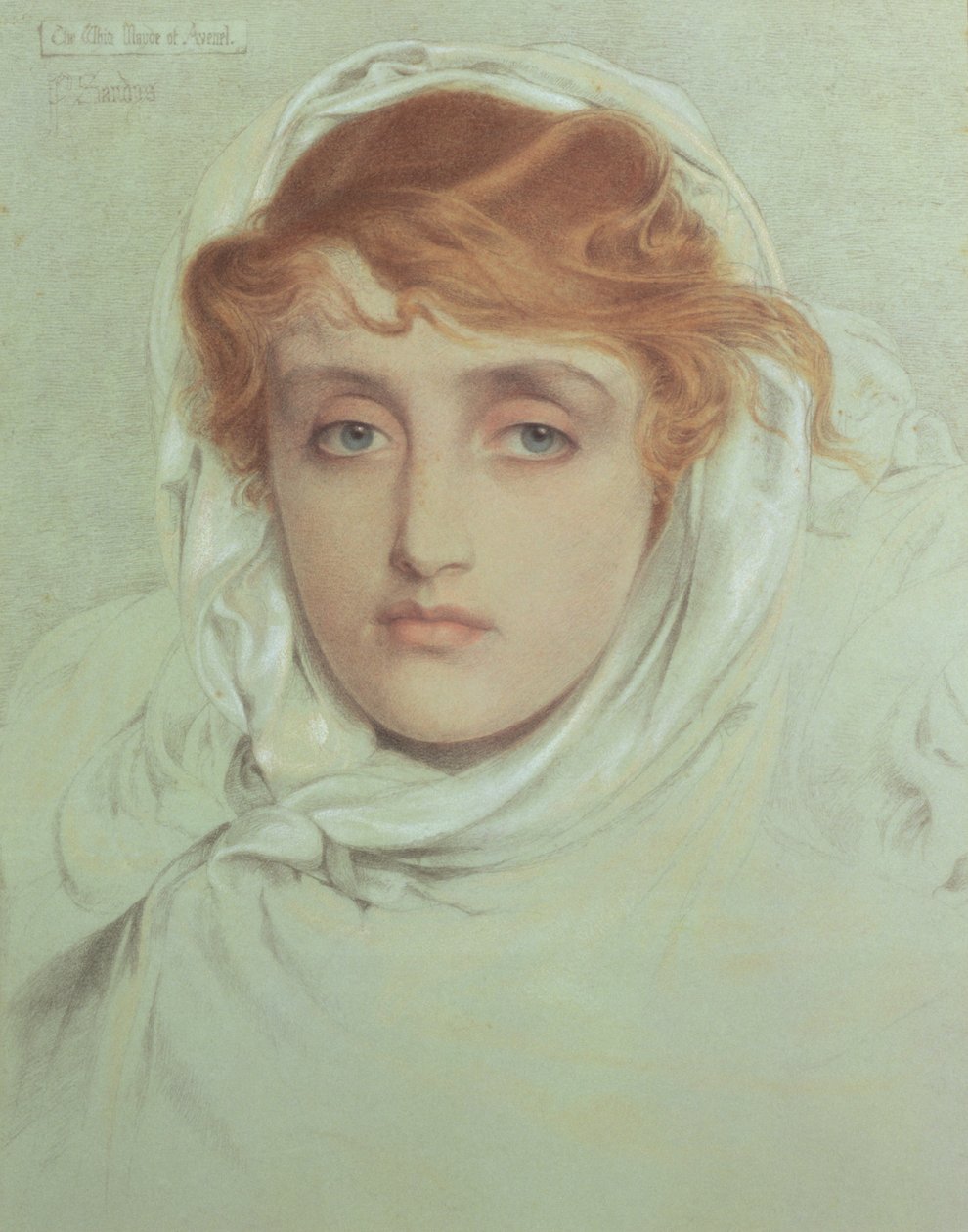 The White Mayde of Avenel, 1902 av Anthony Frederick Augustus Sandys