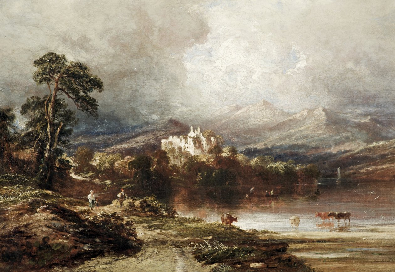 Dunstaffnage Castle, Argyllshire, Skottland av Anthony Vandyke Copley Fielding
