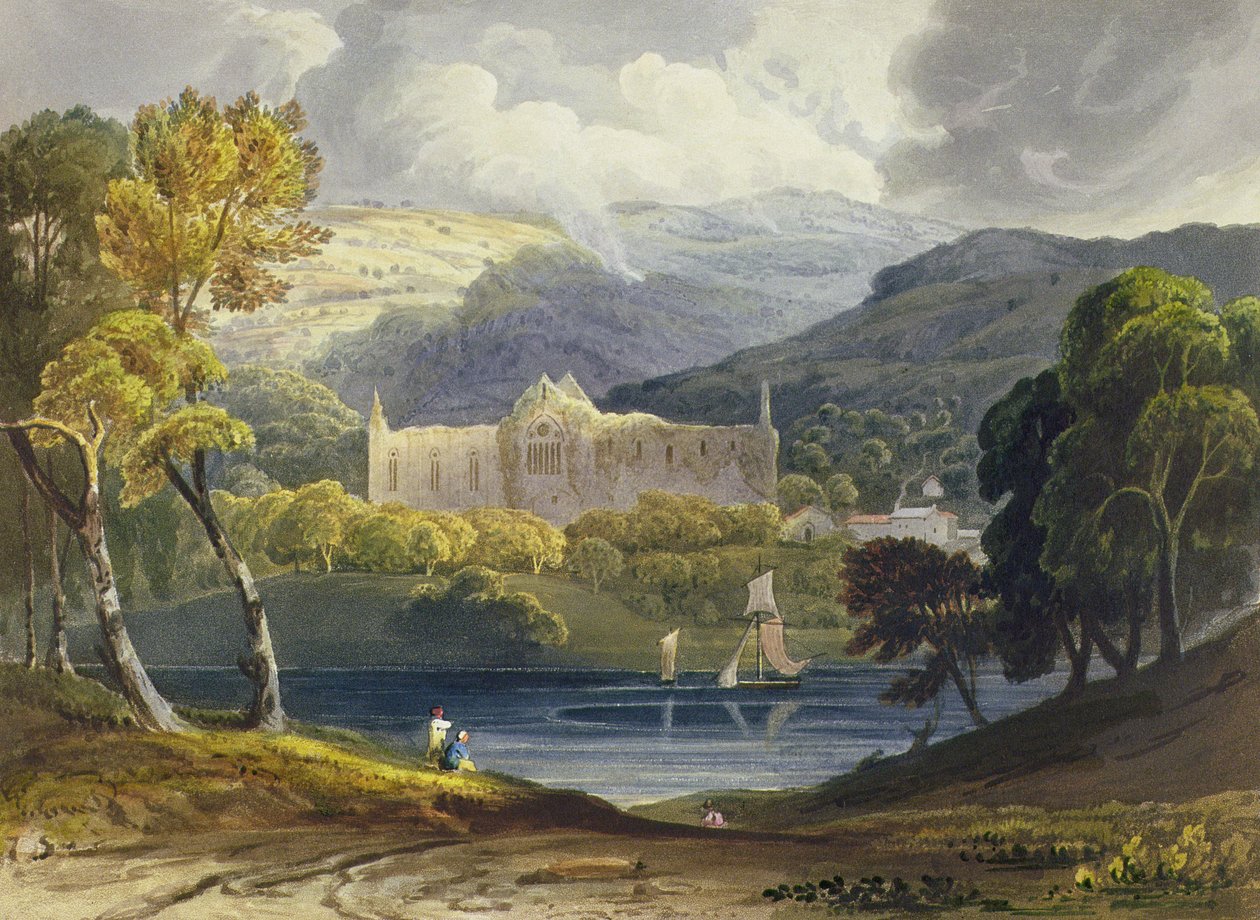 North View of Tintern Abbey fra 