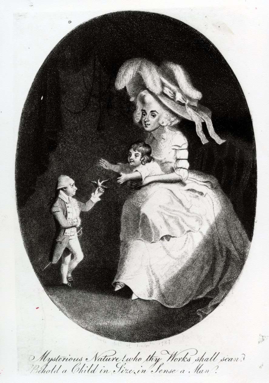 Den lille grev Boruwlaski, 1788 av Anthony van Assen