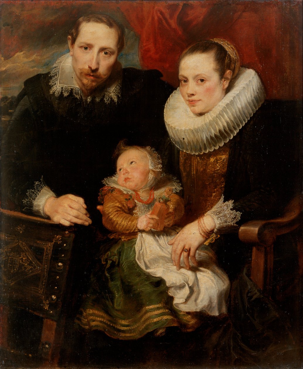 Familie portrett av Anthony van Dyck