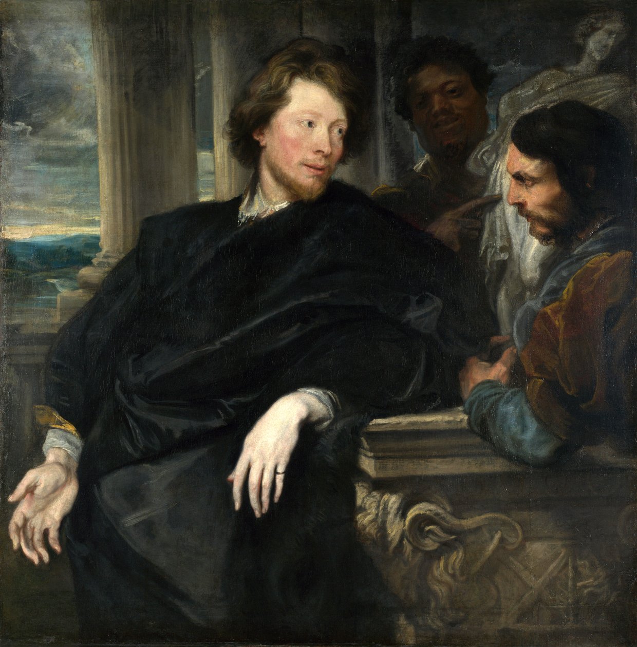 George Gage med Two Men og Thom Yorke av Anthony van Dyck