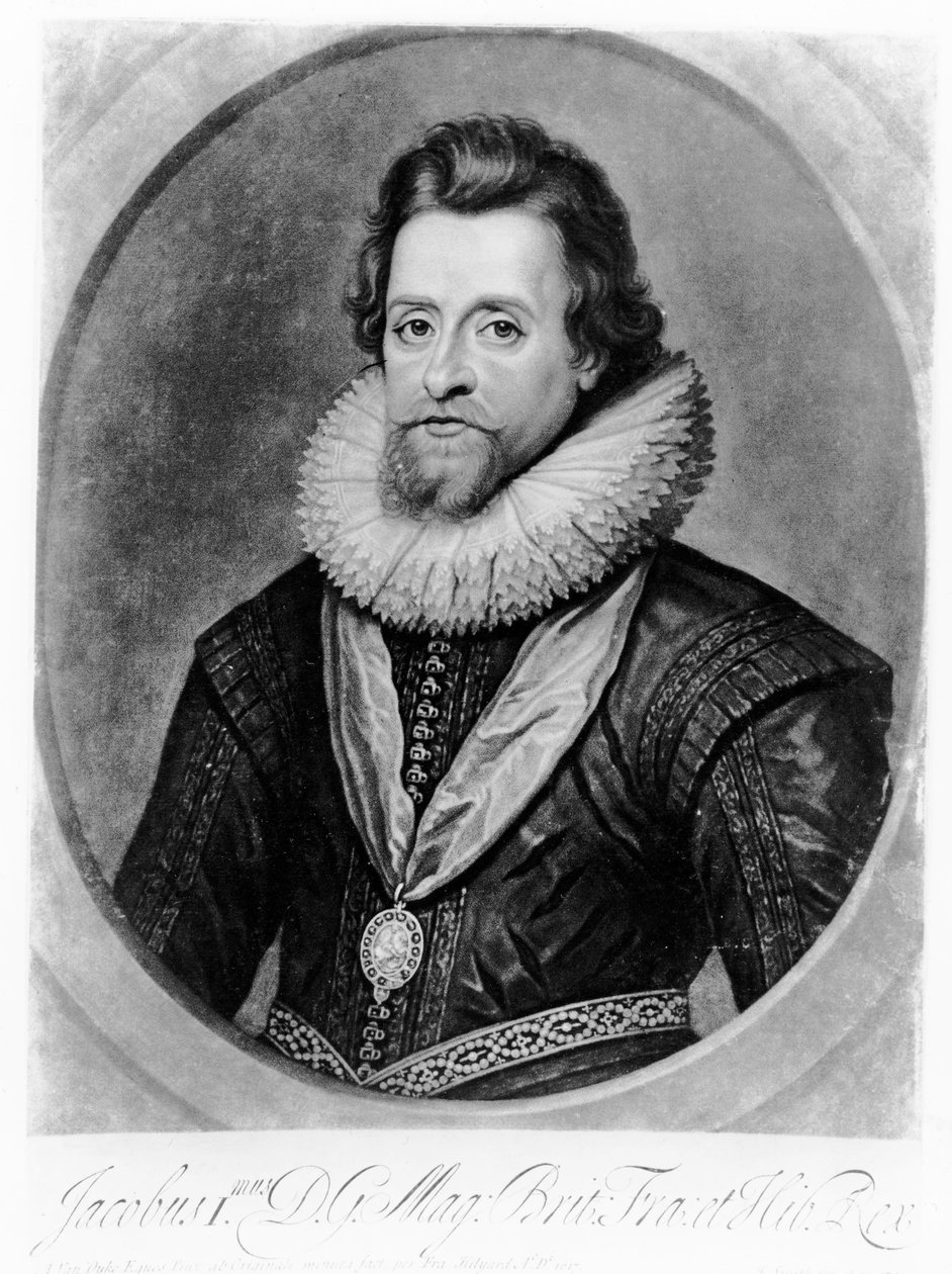 James I of England, James VI of Scotland av Anthony van Dyck