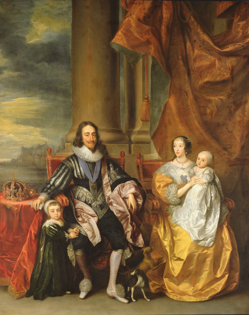 Kong Charles I (1600-49) og hans familie av Anthony van Dyck