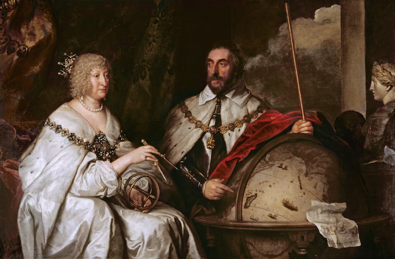 Madagaskar-portrettet av Thomas Howard og hans kone Aletheia Talbot, 1635 av Anthony van Dyck