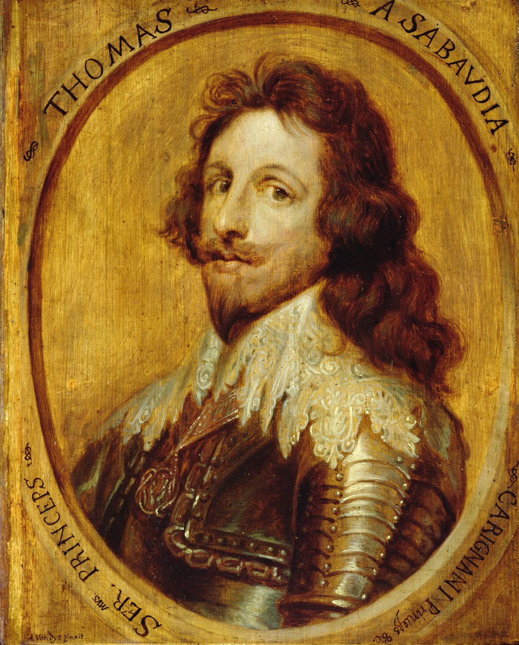 Thomas av Savoy (1597-1656) Prins av Carignan av Anthony van Dyck