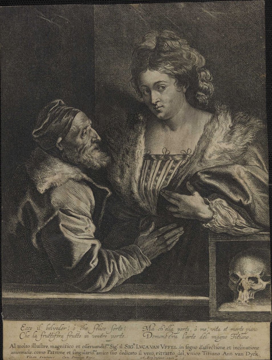 Tiziano og hans elskerinne av Anthony van Dyck