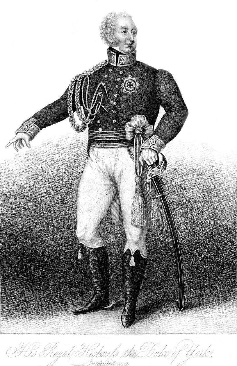 Hans kongelige høyhet hertugen av York, 1800-tallet. av Anthony Cardon