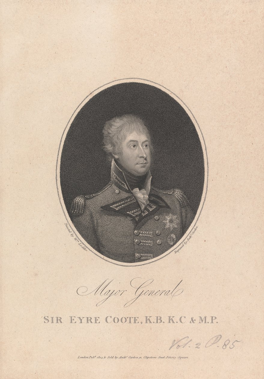 Sir Eyre Coote av Anthony Cardon